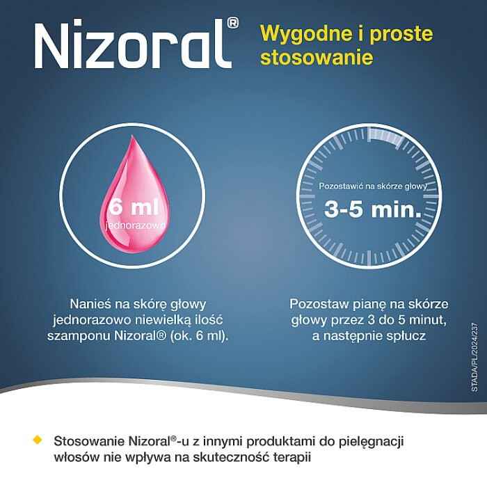 Nizoral 20 mg/g przeciwłupieżowy szampon leczniczy, 60 ml