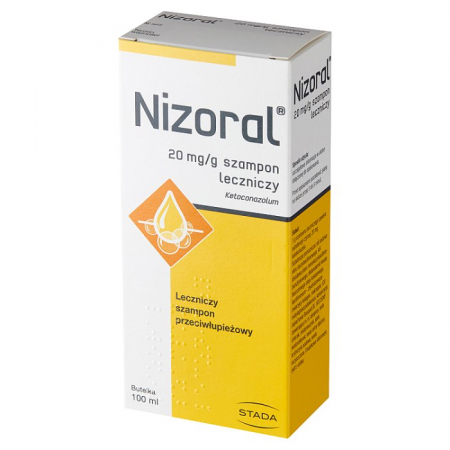 Nizoral, szampon przeciwłupieżowy 100ml