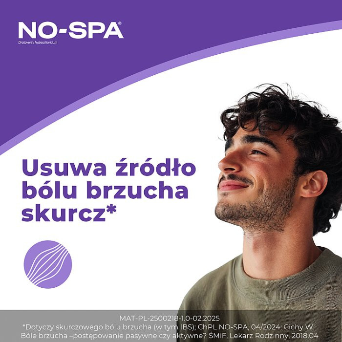No-Spa 40 mg tabletki na skurczowe bóle brzucha, 24 szt.