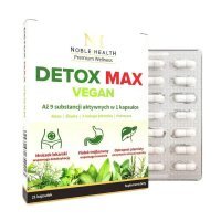 Noble Health Detox Max Vegan kapsułki, 21 szt.