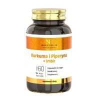 Noble Health Kurkuma i Piperyna + Imbir w kapsułkach, 60 szt.