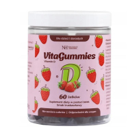 Noble Health VitaGummies Vitamin D żelki o smaku truskawkowym, 60 szt.