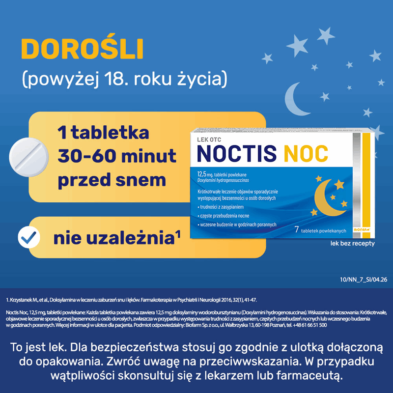 Noctis Noc 12,5 mg tabletki powlekane, 7 szt.