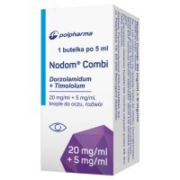 Nodom Combi 20 mg/ml + 5 mg/ml 1 butelka po 5 ml krople do oczu