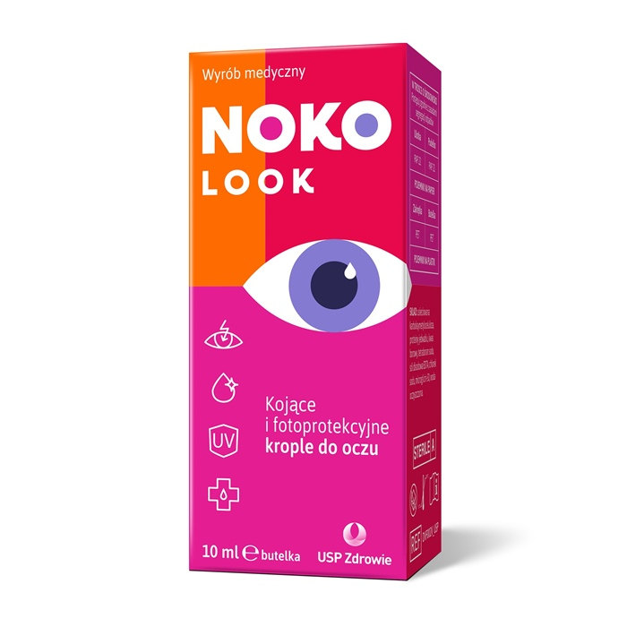 Noko Look krople nawilżające do oczu, 10 ml