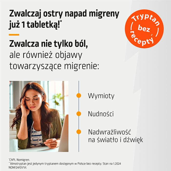 Nomigren 12,5 mg tabletki powlekane, 6 szt.