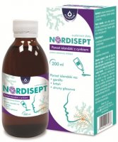 Nordisept porost islandzki z cynkiem syrop, 200 ml