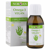 Norsan Omega-3 Vegan smak cytrynowy, 100 ml