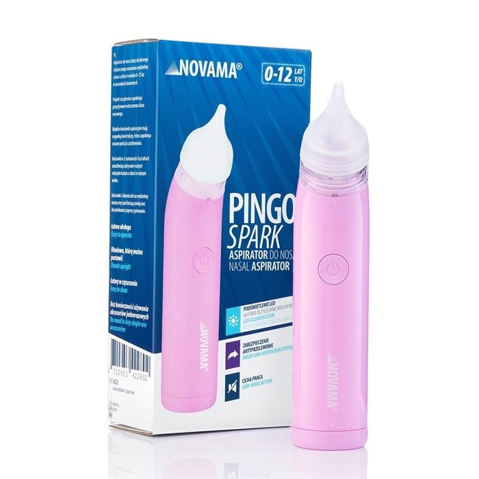 NOVAMA Pingo Spark Aspirator do nosa (Pink) 1 szt.