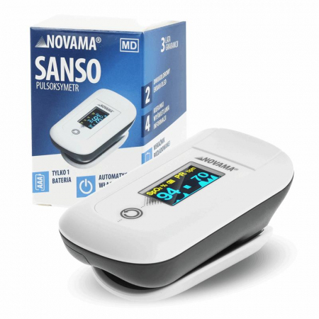 Novama Sanso SP66 Pulsoksymetr napalcowy, 1 szt.