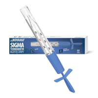 Novama Sigma termometr szklany bezrtęciowy w etui ze strząsaczem, 1 szt.
