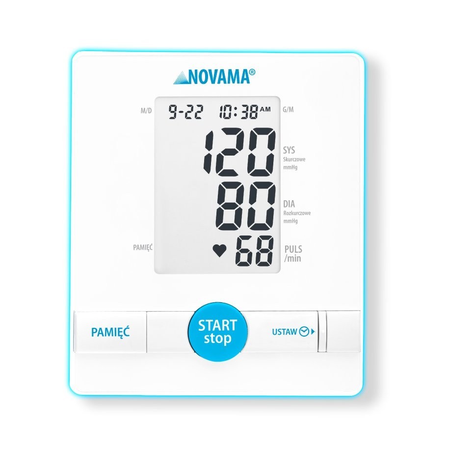 NOVAMA White A Ciśnieniomierz naramienny z ESH i IHB 1 szt.