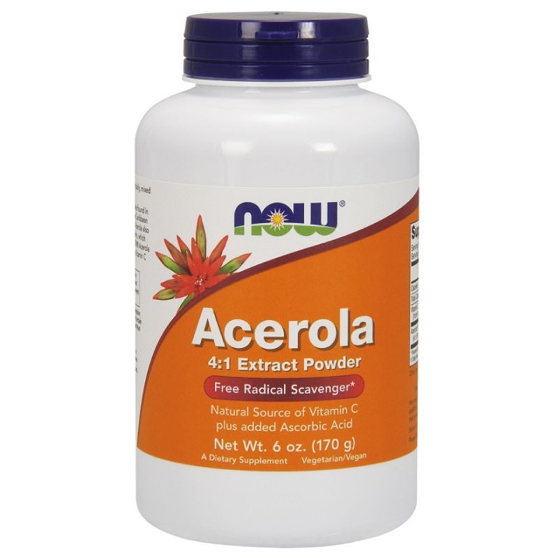 NOW Acerola 4:1 Extract proszek 170 g