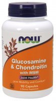NOW Glucosamine & Chondroitin MSM 90 kapsułek