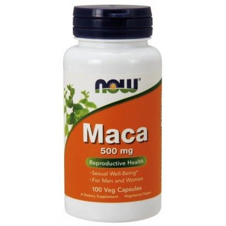 Now Maca 500 mg 100 kapsułek
