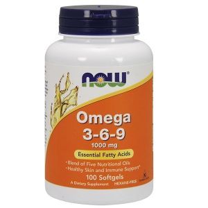 NOW Omega 3-6-9 100 kapsułek