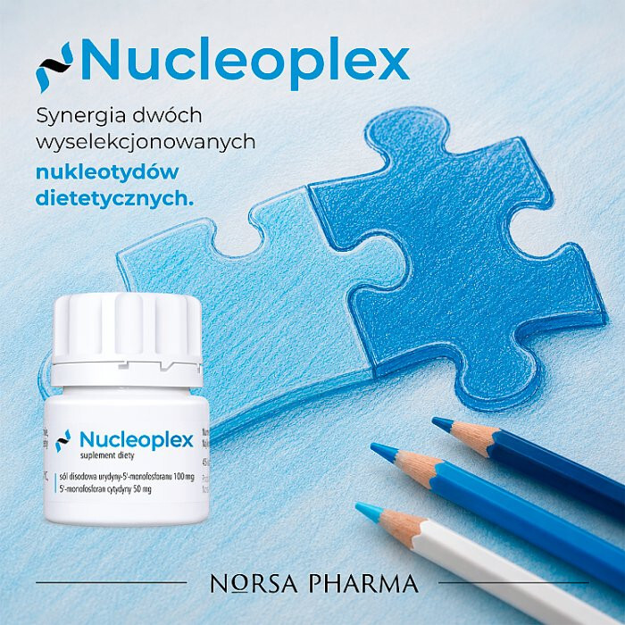 Nucleoplex kapsułki z nukleotydami, 45 szt.