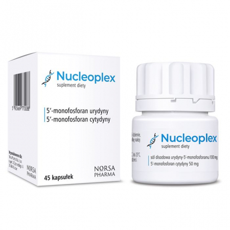 Nucleoplex kapsułki z nukleotydami, 45 szt.