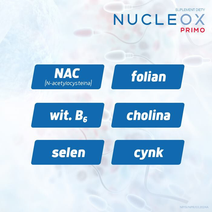 Nucleox Primo kapsułki dla mężczyzn, 30 szt.