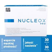 Nucleox Pro kapsułki + saszetki dla mężczyzn smak cytrusowy, 30 + 30 szt.