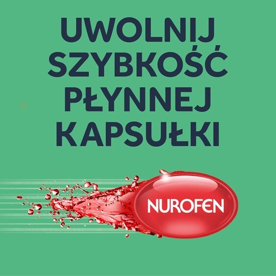 Nurofen Express Forte ibuprofen 400 mg 20 kapsułek miękkich leki przeciwbólowe