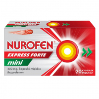 Nurofen Express Forte Mini 400 mg kapsułki miękkie, 20 szt.