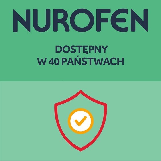 Nurofen Forte ibuprofen 400 mg leki przeciwbólowe 24 tabletki powlekane