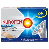 Nurofen Mięśnie i Stawy plaster leczniczy leki przeciwzapalne ibuprofen 200 mg 4 szt