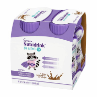 Nutridrink dla dzieci preparat odżywczy o smaku czekoladowo-karmelowym, 4 szt. x 125 ml