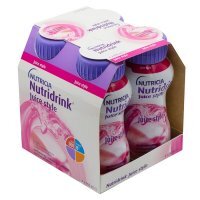 Nutridrink Juice style preparat odżywczy o smaku truskawkowym, 4 x 200 ml