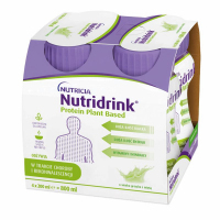 Nutridrink Protein Plant Based preparat odżywczy o smaku groszku z miętą, 4 szt. x 200 ml