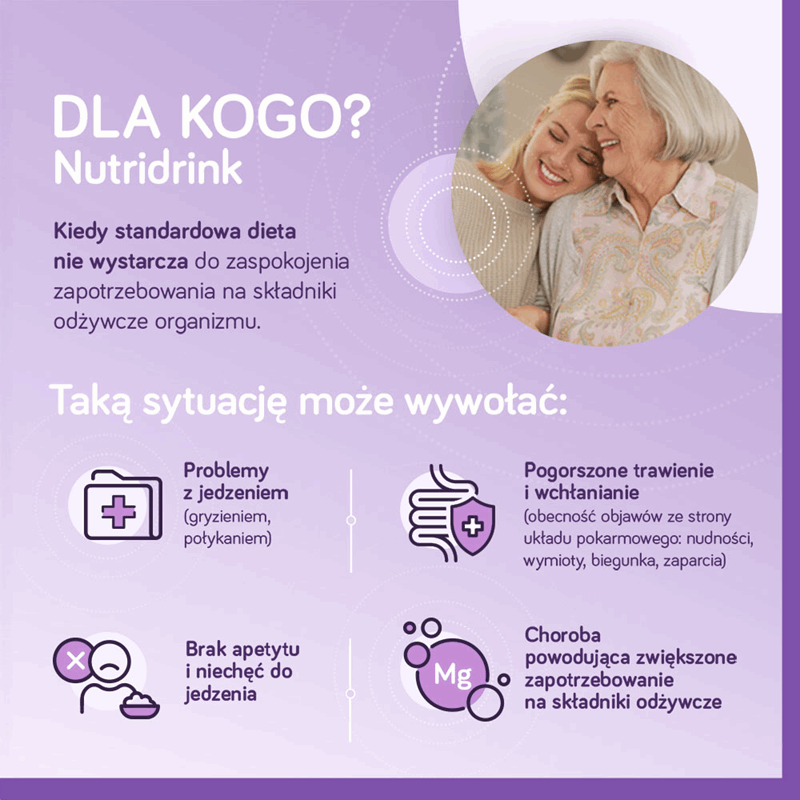 Nutridrink preparat odżywczy o smaku owoców leśnych, 4 x 125 ml