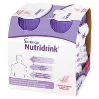 Nutridrink preparat odżywczy o smaku truskawkowym, 4 x 125 ml
