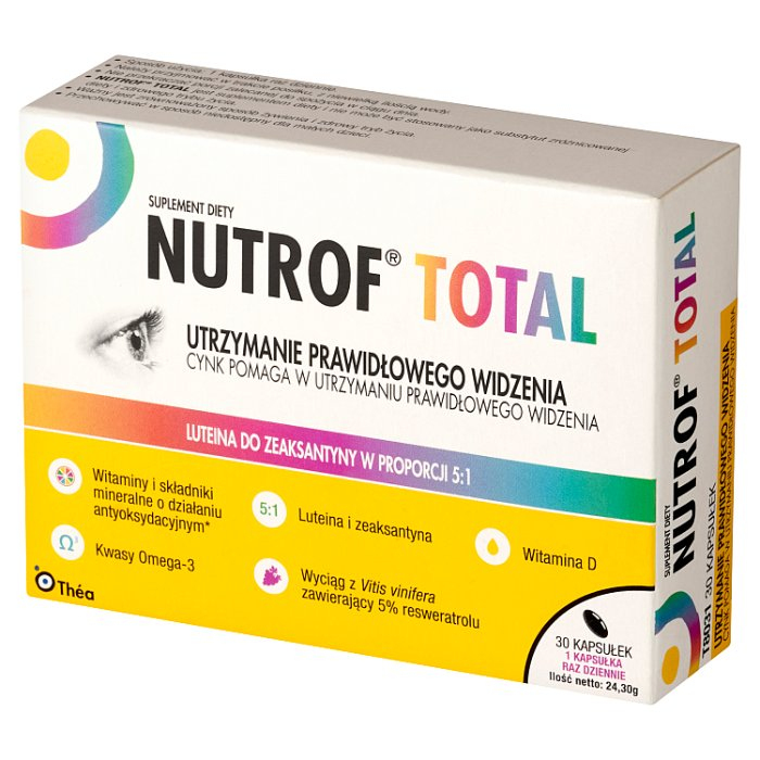 Nutrof Total + Wit. D3 kapsułki, 30 szt.