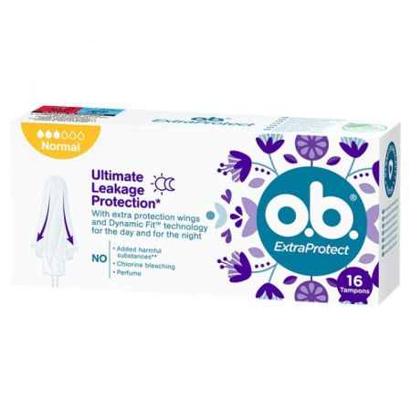 O.B. Extra Protect Normal tampony higieniczne, 16 szt.