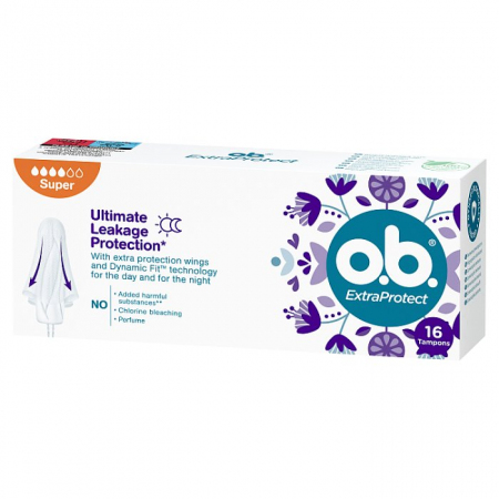 O.B. Extra Protect Super tampony higieniczne, 16 szt.