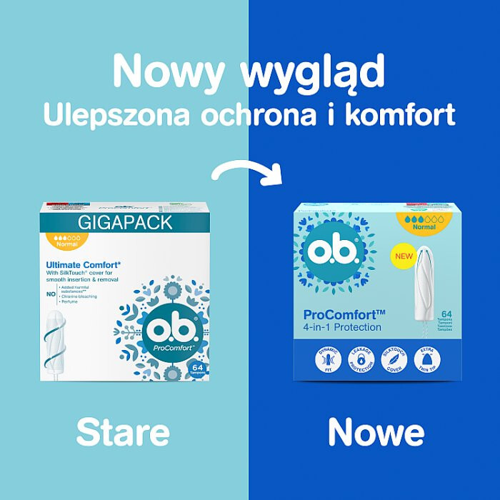 O.B. ProComfort Mini tampony higieniczne, 16 szt.