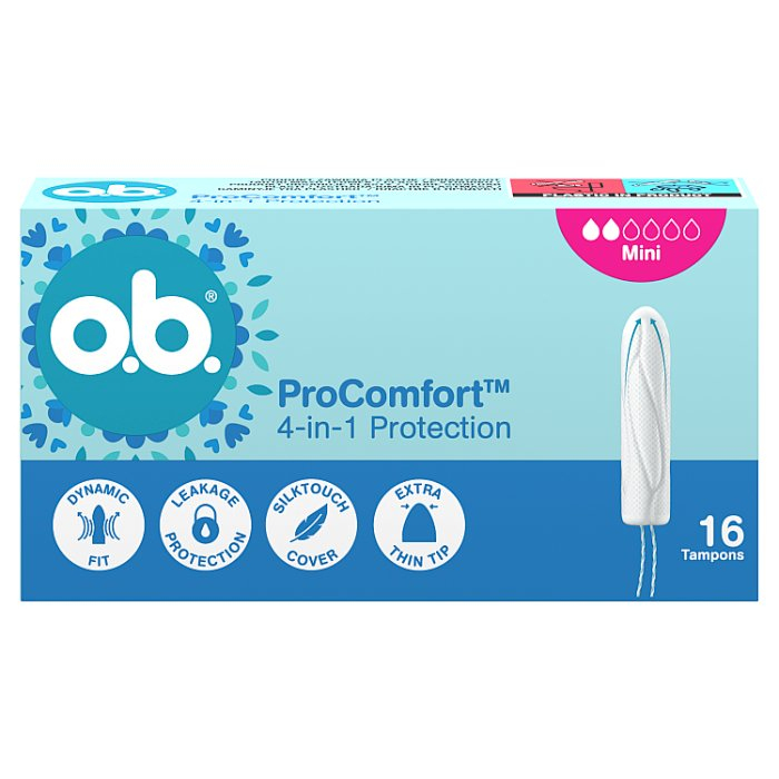 O.B. ProComfort Mini tampony higieniczne, 16 szt.