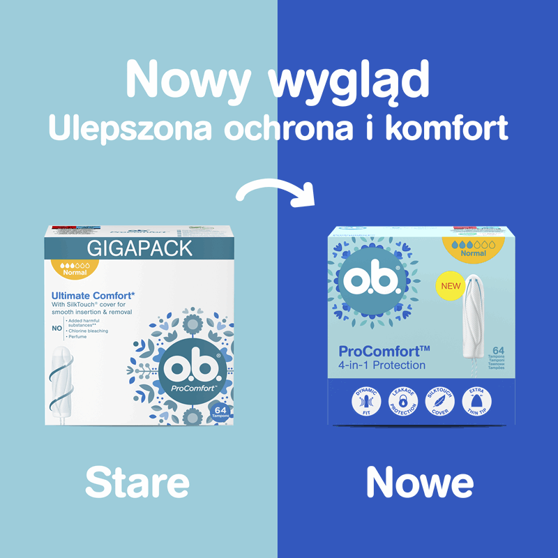 O.B. ProComfort Super tampony higieniczne, 8 szt.