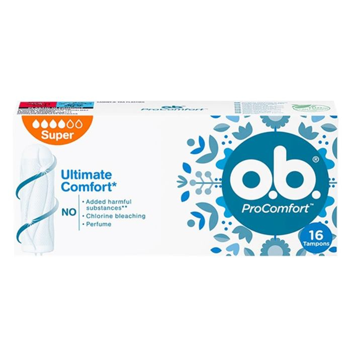 O.B. ProComfort tampony higieniczne Super, 16 szt.