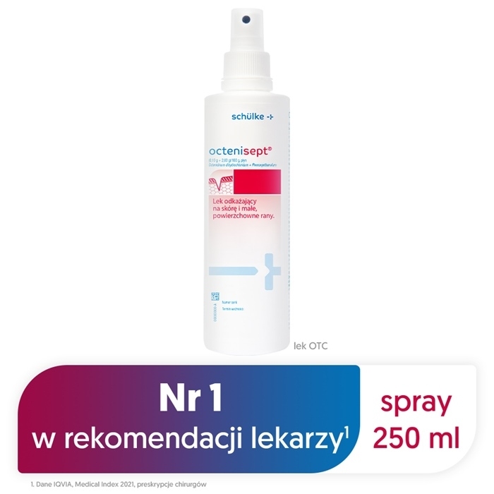 Octenisept płyn na skórę (0,1 g + 2 g)/100 g 250 ml