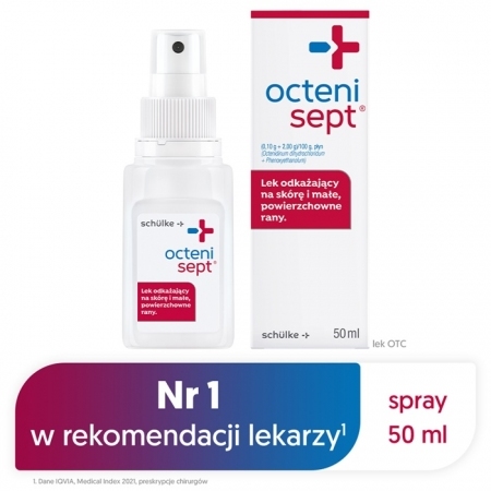Octenisept płyn na skórę (0,1 g + 2 g)/100 g 50 ml