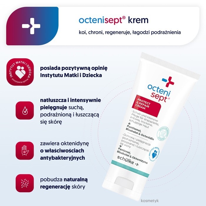 Octenisept Protect & Repair Cream Krem kojąco-pielęgnacyjny 50 ml