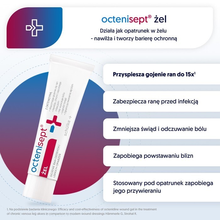 Octenisept żel na rany i oparzenia, 20 ml