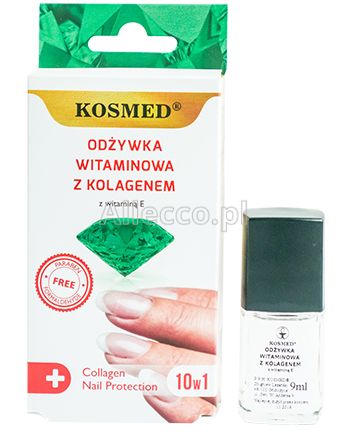 Odżywka witaminowa z kolagenem do paznokci, 9 ml