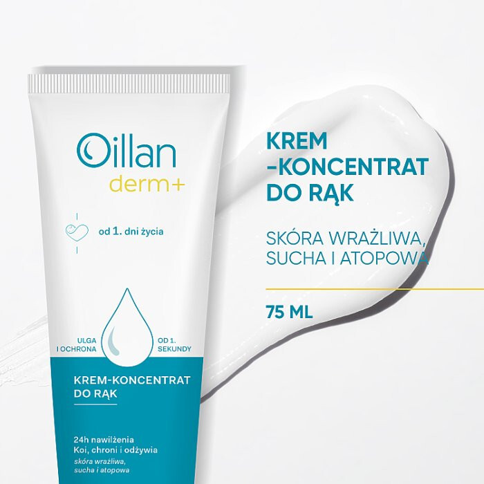 OILLAN Derm+ Krem-koncentrat do rąk, 75 ml