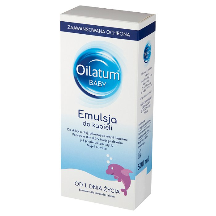 Oilatum Baby emulsja do kąpieli dla niemowląt, 500 ml
