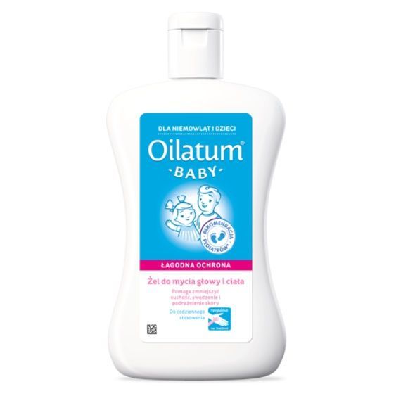 Oilatum Baby żel do mycia głowy i ciała, 300 ml