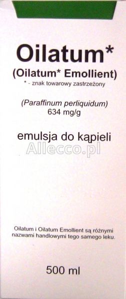 OILATUM Emulsja do kąpieli 500 ml IMPORT RÓWNOLEGŁY