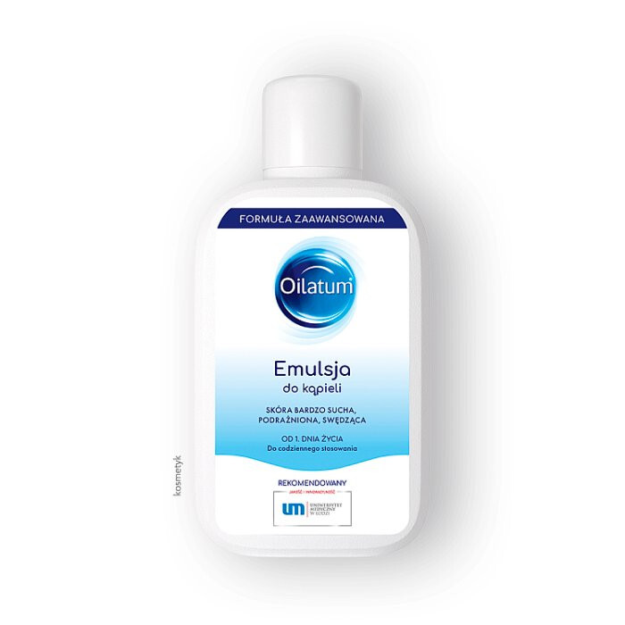 Oilatum Formuła Zaawansowana Emulsja do kąpieli od 1. dnia życia, 250 ml